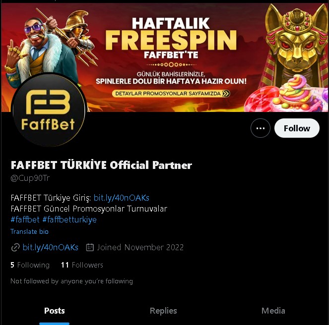 Faffbet Twitter